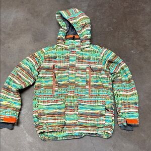 Boulder Gear Kids Bright Print Ski Jacket Style 8977R XL